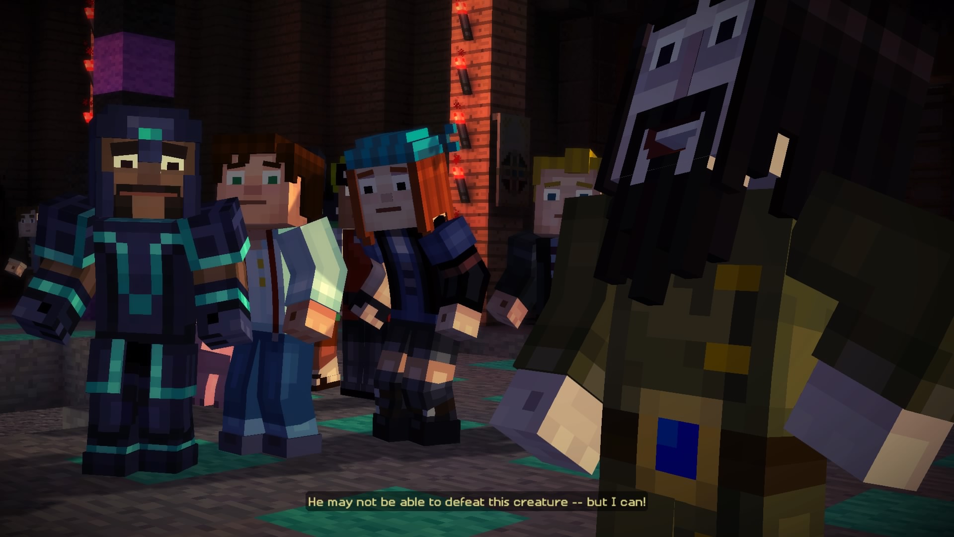 "Badass" in Minecraft Storymode