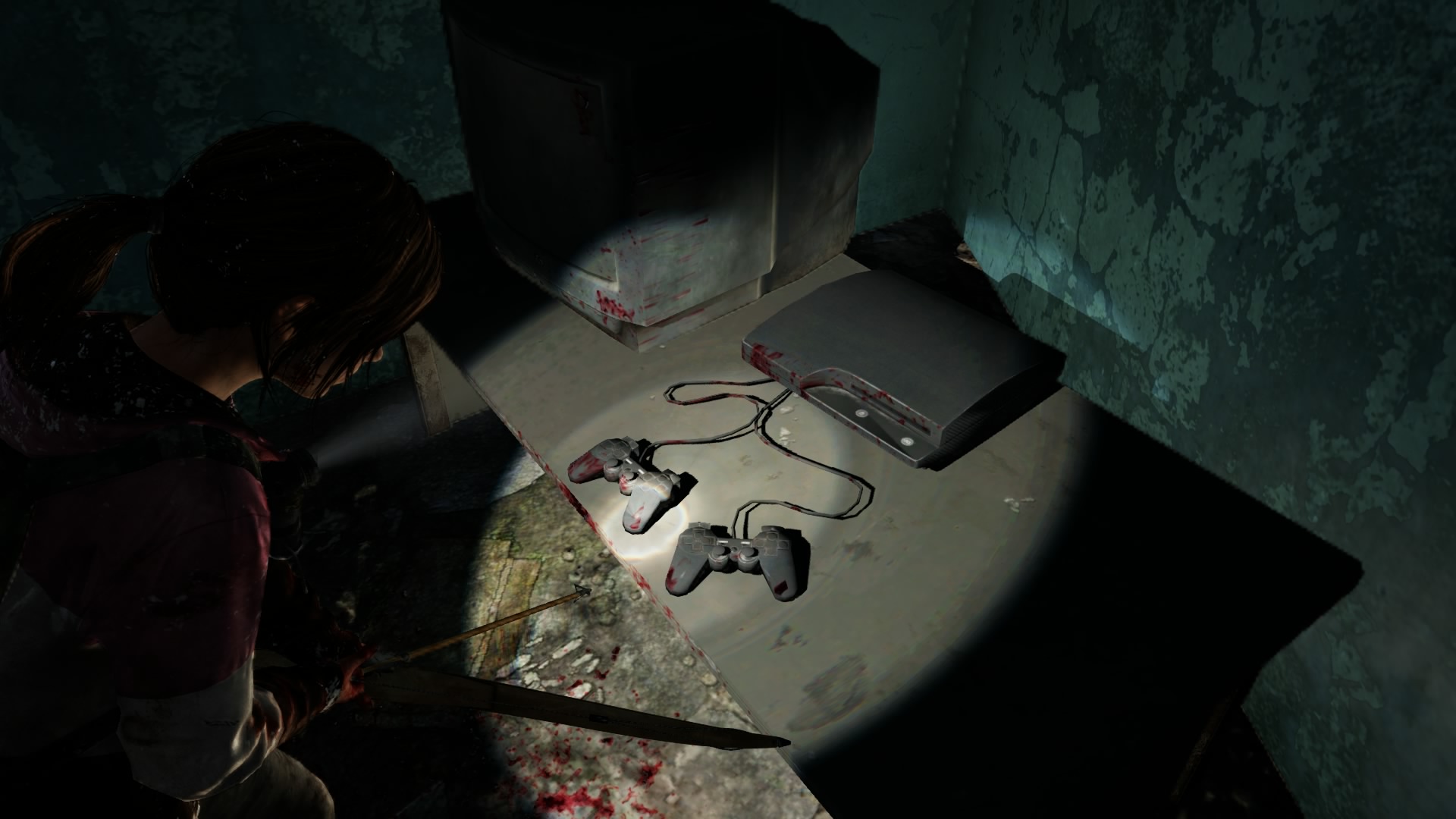 Dit is misschien wel een leuke screenshot, gevonden in The Last Of Us Remasterd "Left Behind" 